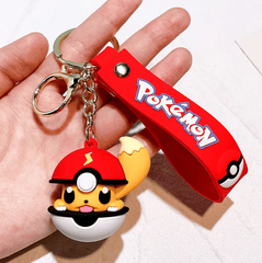 Pokemon Keychain - Eevee & Pokeball